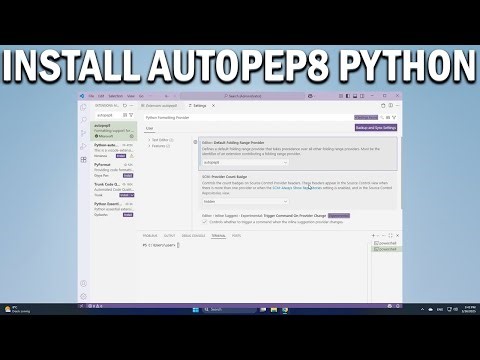 How To Install AutoPEP8 in VS Code Format Python Code Automatically