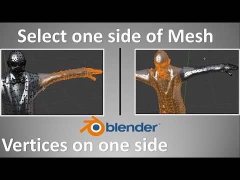 select all vertices on one side blender, blender selection tips,blender selection shortcuts vertices