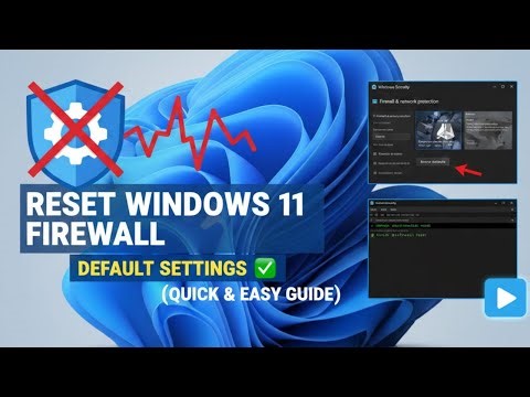 How to Reset Windows 11 Firewall to Default Settings (Quick & Easy Guide)