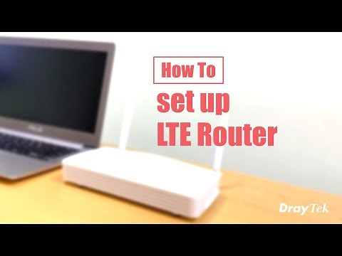 How to set up LTE Router?