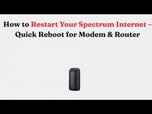 How to Restart Your Spectrum Internet – Quick Reboot for Modem & Router