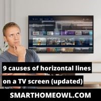 9 Causes Of Horizontal Lines On A TV Screen (Updated 2023)