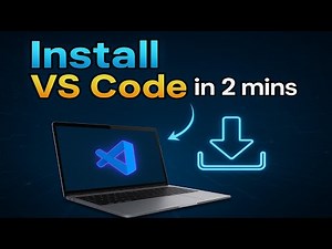 Install Visual Studio code on Windows 10/11 in 2 mins||VS code