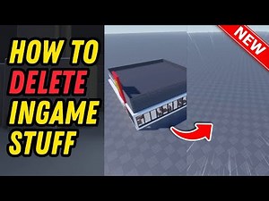ROBLOX Studio: How to delete stuff in Roblox studio