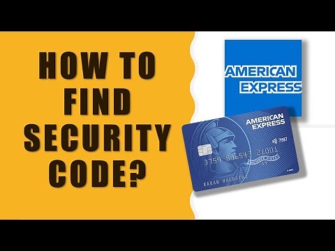 How To Find Security Code American Express? // Amex CVV