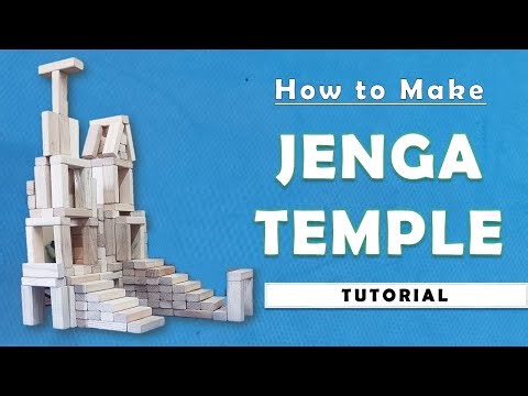 Jenga Tutorial #36: Making a New Jenga Temple ( wooden blocks #design, #ideas, and #howtomake )