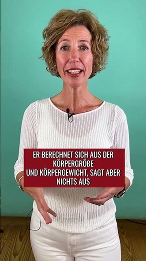 #BMI erklärt ❗️ So wird der BMI berechnet und das sagt er aus |#shorts