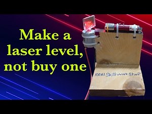 Handmade laser level | Professional laser alignment with simple tools