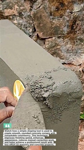 🔥 Masonry Corner Finishing Hack That Saves Time and Delivers Perfect Curves!