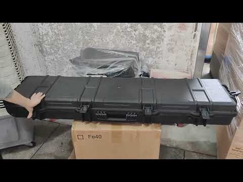 Long outdoor hunting safety protective case with internal foam #protectivecases