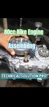 80cc Bike Engine Assembling Process! How to Assemble bike Engine Step by step|TechnicalSolutionPro