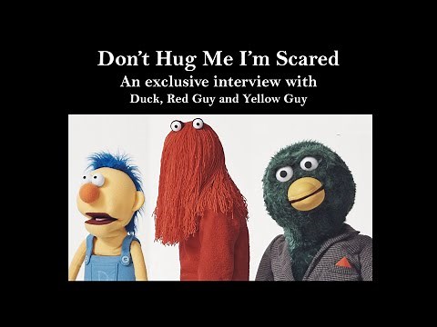 Don't Hug Me I'm Scared - an exclusive interview with Duck, Red Guy and Yellow Guy