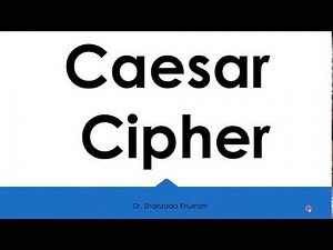 Caesar Cipher | Monoalphabetic | How its works