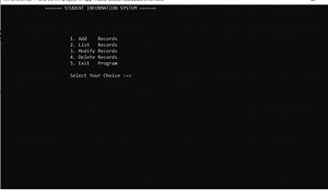 Student Information System In C   with Source Code - Source Code & Projects