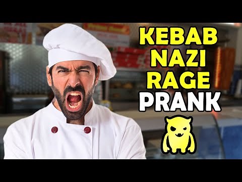 Kebab Nazi RAGE Prank - Ownage Pranks