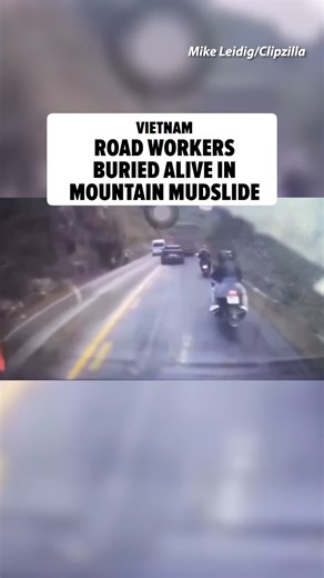 TMZ on Instagram: "⚠️Warning: Graphic Content ⚠️ A mountainside collapsed in a mudslide on top of motorists and two men working on the roadside in Vietnam, killing at least three people ... 🎥: Mike Leidig/Clipzilla FULL STORY AT THE LINK IN BIO!"