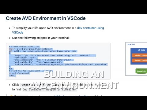 Building an AVD Environment