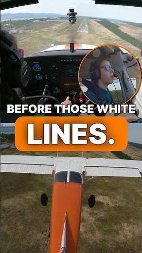 Landing a Cessna 172 #flying #studentpilot #Cessna172