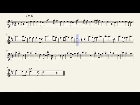 1st movement of Spring from the Four Seasons Flute by Antonio Vivaldi