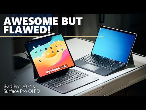iPad Pro 2024 vs. Microsoft Surface Pro 2024 - battle of the OLED super tablets!