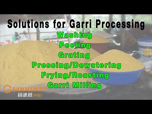 Garri Processing Machinery Garri Processing Line from Cassava