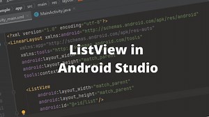 ListView In Android Studio with Example