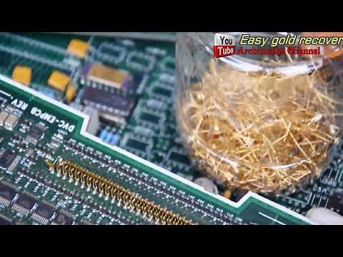 ♻️💰 Extract Gold from Electronic Connectors, Circuit Boards & Computer Parts!