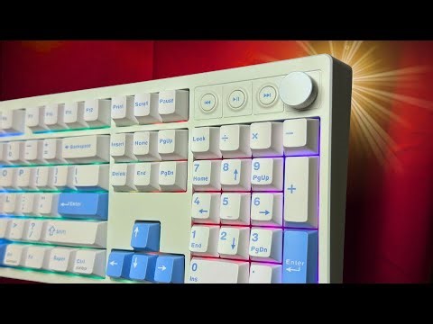 Well Built Full sized! Mechlands Vibe108 Wireless Mechanical Keyboard Review