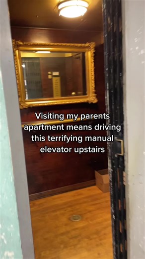 Exploring an Antique Manual Elevator in My Parents' Old Building
