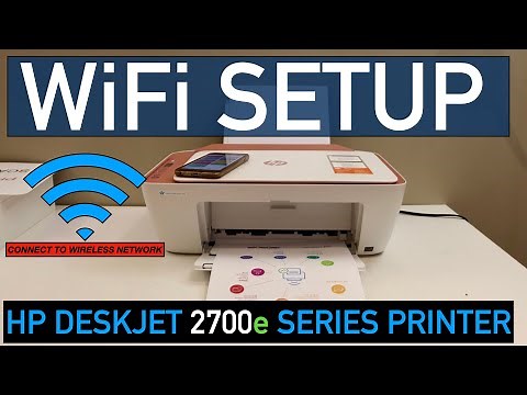 HP DeskJet 2700e WiFi Setup.