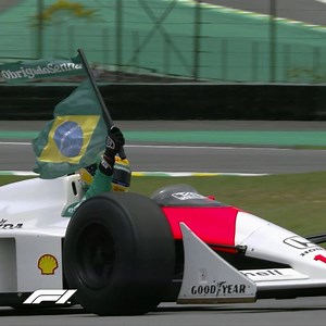 338K views · 19K reactions | Pre-race entertainment doesn't get better than this, Bruno Senna driving Ayrton's all-conquering MP4/4  | F1 | Facebook