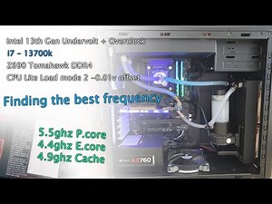 Intel 13th Gen i7 13700K Easy undervolt + Overclock 5.5ghz - Best frequency?