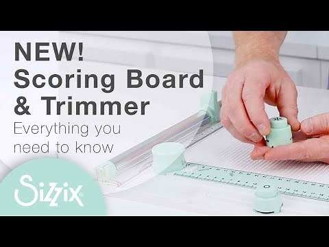 Sizzix NEW Scoring Board and Trimmer - Everything You Need to Know!