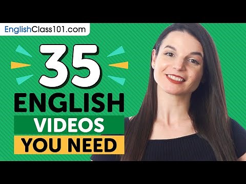 35 Beginner English Videos You Must Watch | Learn English