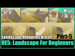 Landscape Blueprint Brush| UE5 Beginner's | AIP