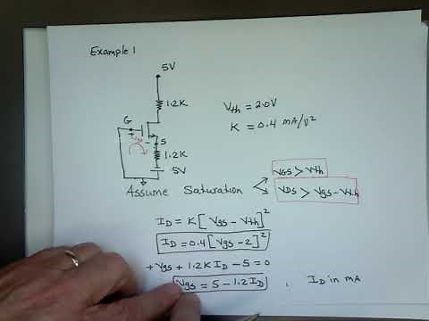 How to solve a MOSFET circuit