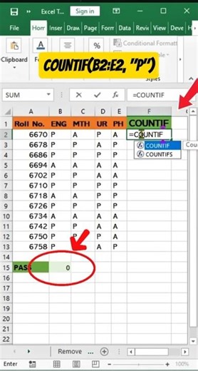 How to Use COUNTIF in Excel in 30 Seconds!