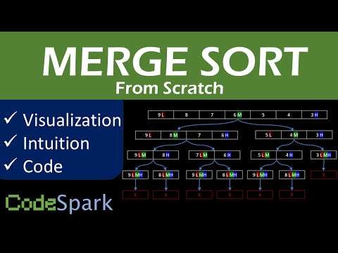 Merge Sort From Scratch | Algorithm | Intuition | Code | Visualization | DSA