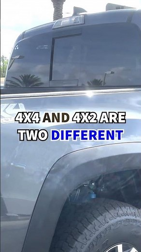 Expert Explains The 4x2 vs 4x4 Difference on a #Toyota #tacoma #fyp