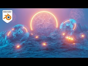 How I Create An Alien Landscape | Learn Blender 3D in 20 Minutes Only!