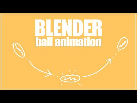 Blender 2D Ball Animation Tutorial - Frame by Frame