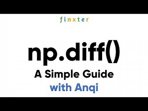 np.diff() - A Simple Illustrated Guide - Be on the Right Side of Change
