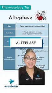 21K views · 371 reactions | Alteplase is a type of fibrinolytic...