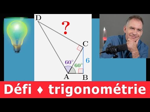 Trigonometry ♦ sine cosine tangent ♦ Exercise Revisions Brevet Collège Troisième SOHCAHTOA