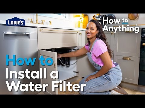 How to Install a Water Filter | How To Anything
