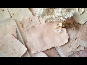 how to make paper • no mould & deckle [tutorial]
