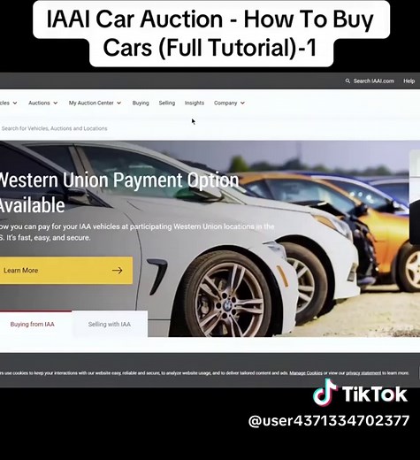 IAAI Car Auction - How To Buy Cars (Full Tutorial)-1#iaai #car #auction #cars