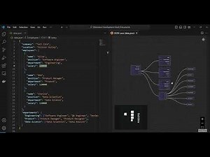 JSONLens VSCode Extension Demo - Visualize your JSON in Interactive Graphs in your VSCode