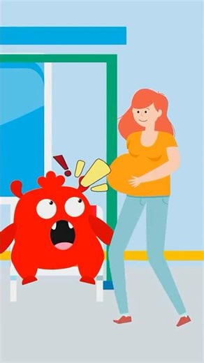 English animation: BingGo doesn't give way to pregnant women - Public Rules for Kids #cartoon #kids