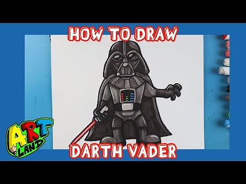 How to Draw DARTH VADER!!!